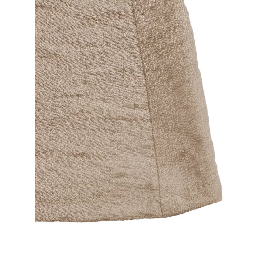Round Neck Sleeveless Texture Maxi Dress Apparel and Accessories