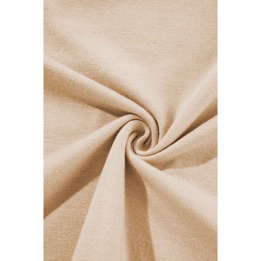 Round Neck Smocked Half Sleeve Top Apparel and Accessories