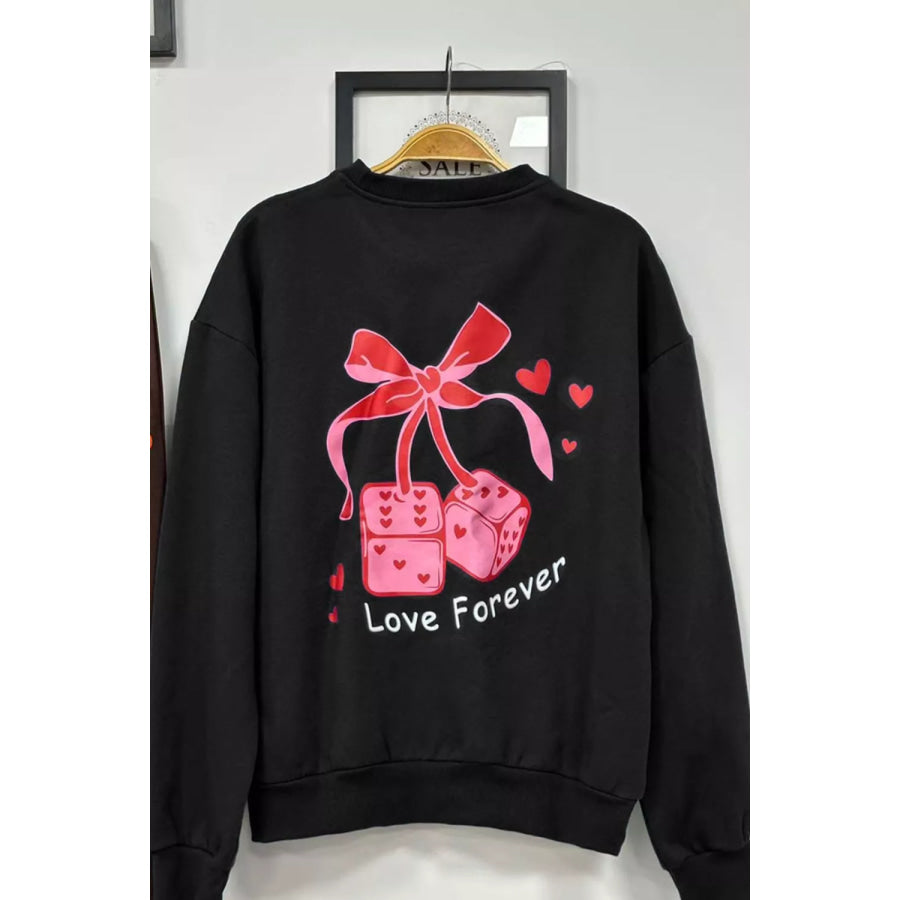 Round Neck Sweatshirt and Joggers Set Apparel and Accessories