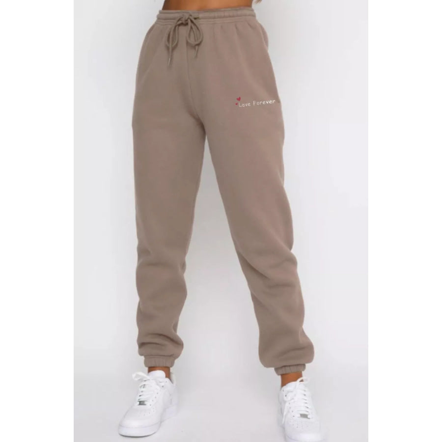 Round Neck Sweatshirt and Joggers Set Apparel and Accessories