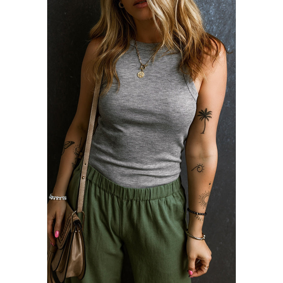 Round Neck Tank Apparel and Accessories