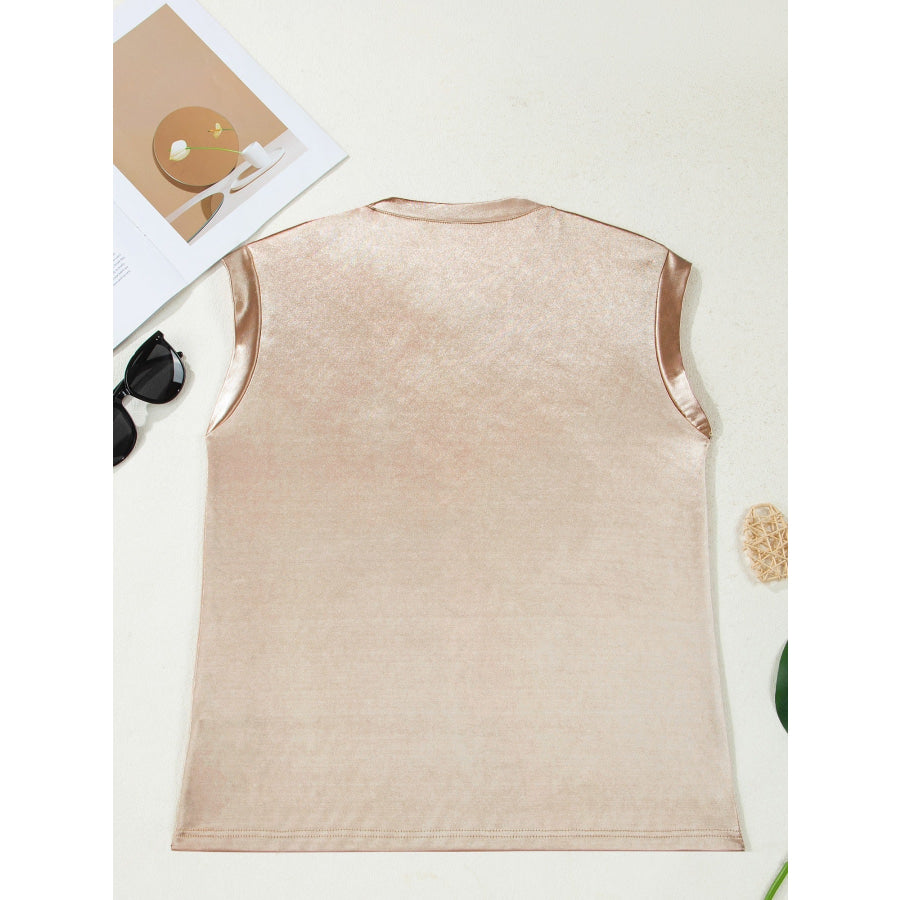 Round Neck Tank Top Apparel and Accessories