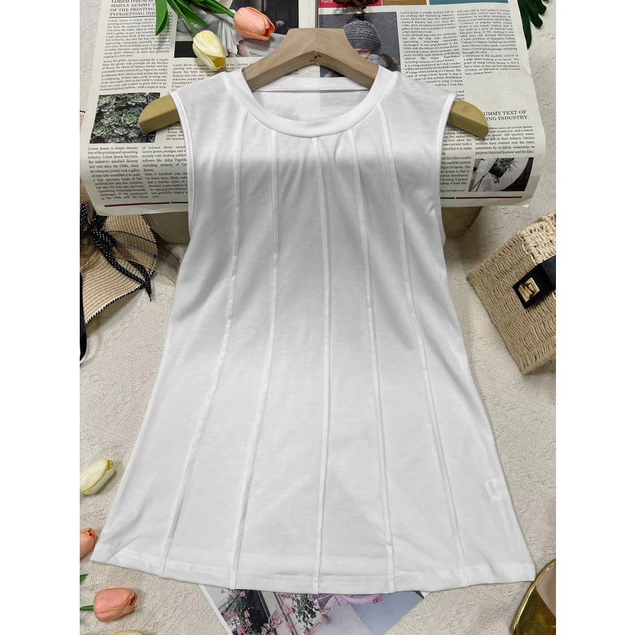 Round Neck Tank Top Apparel and Accessories