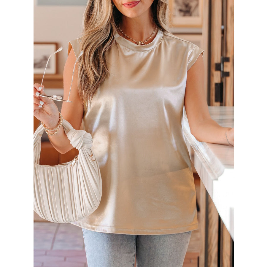 Round Neck Tank Top Apparel and Accessories