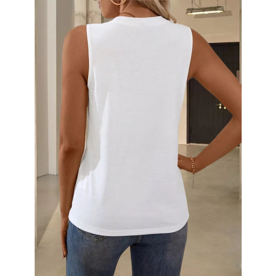 Round Neck Tank Top Apparel and Accessories