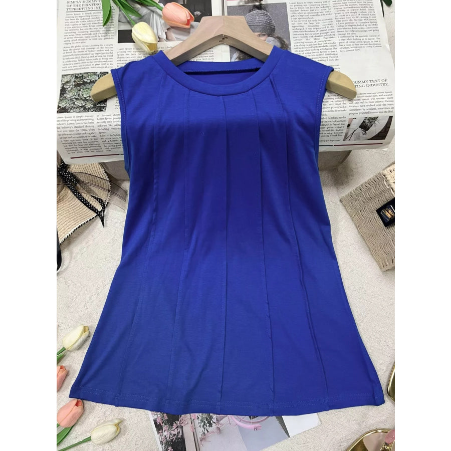 Round Neck Tank Top Apparel and Accessories