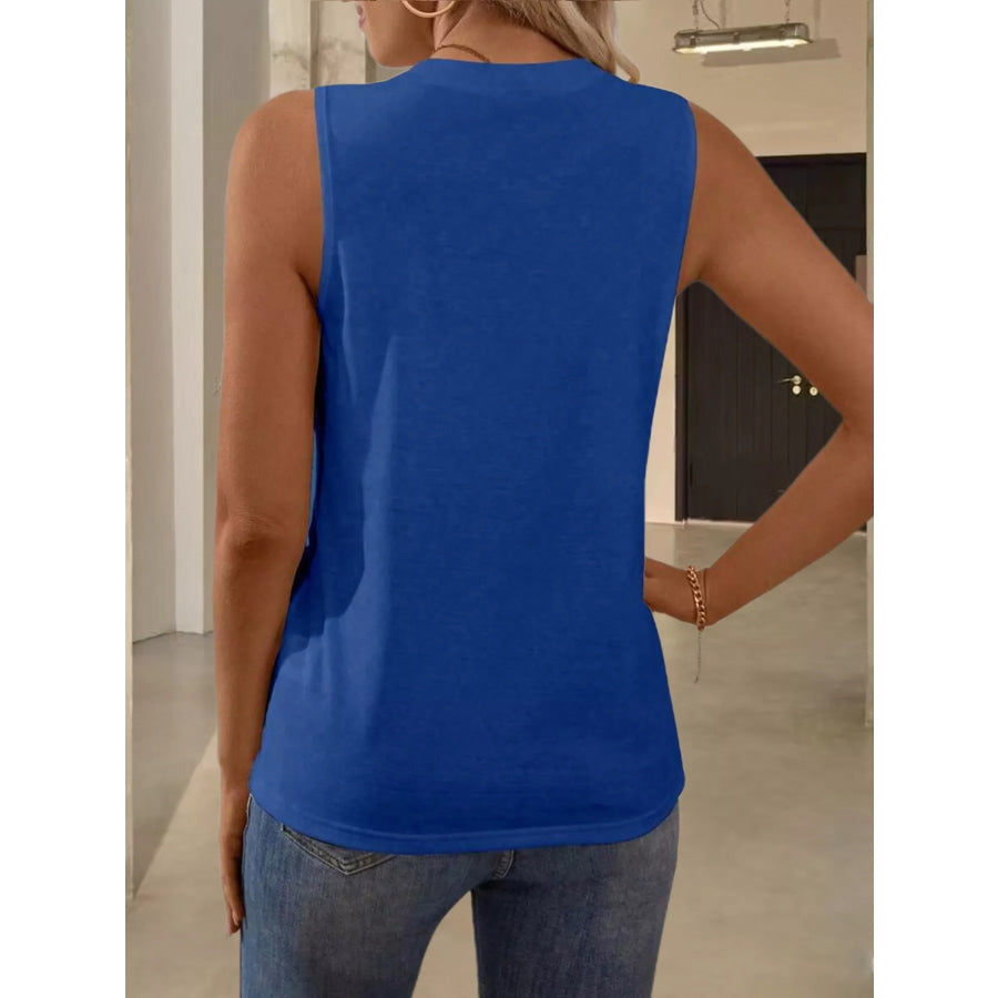 Round Neck Tank Top Apparel and Accessories