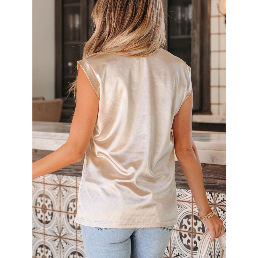 Round Neck Tank Top Apparel and Accessories