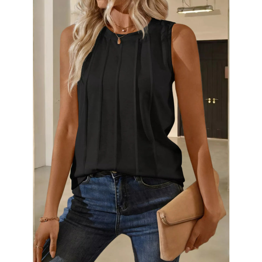 Round Neck Tank Top Apparel and Accessories