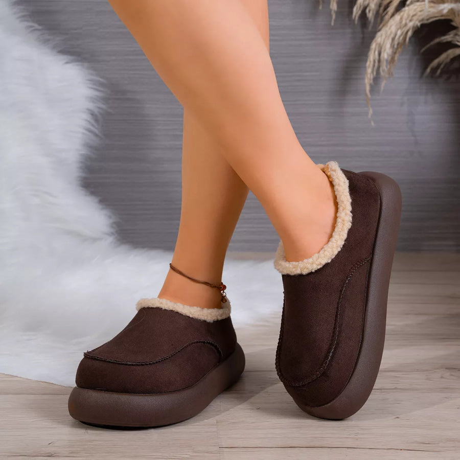 Round Toe Ankle Boots Apparel and Accessories