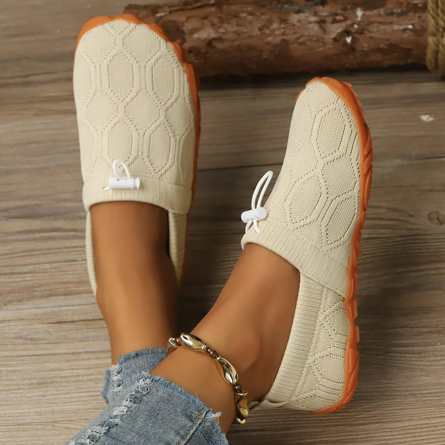 Round Toe Breathable Slip-Ons Apparel and Accessories