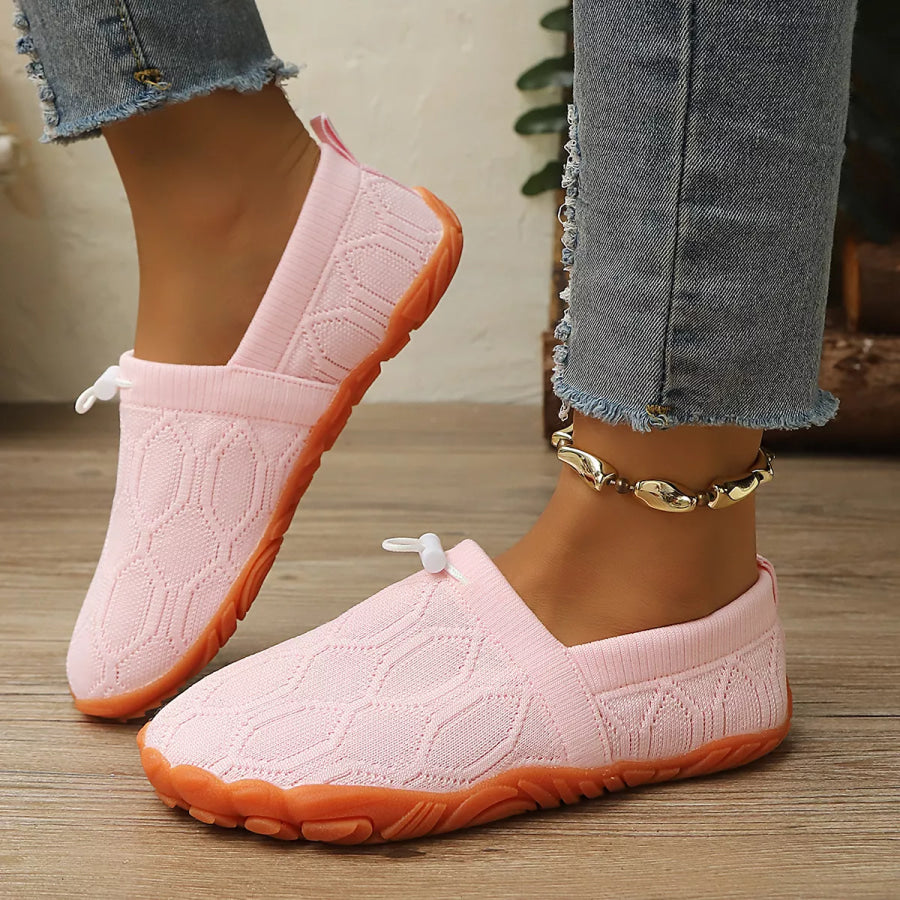 Round Toe Breathable Slip-Ons Apparel and Accessories