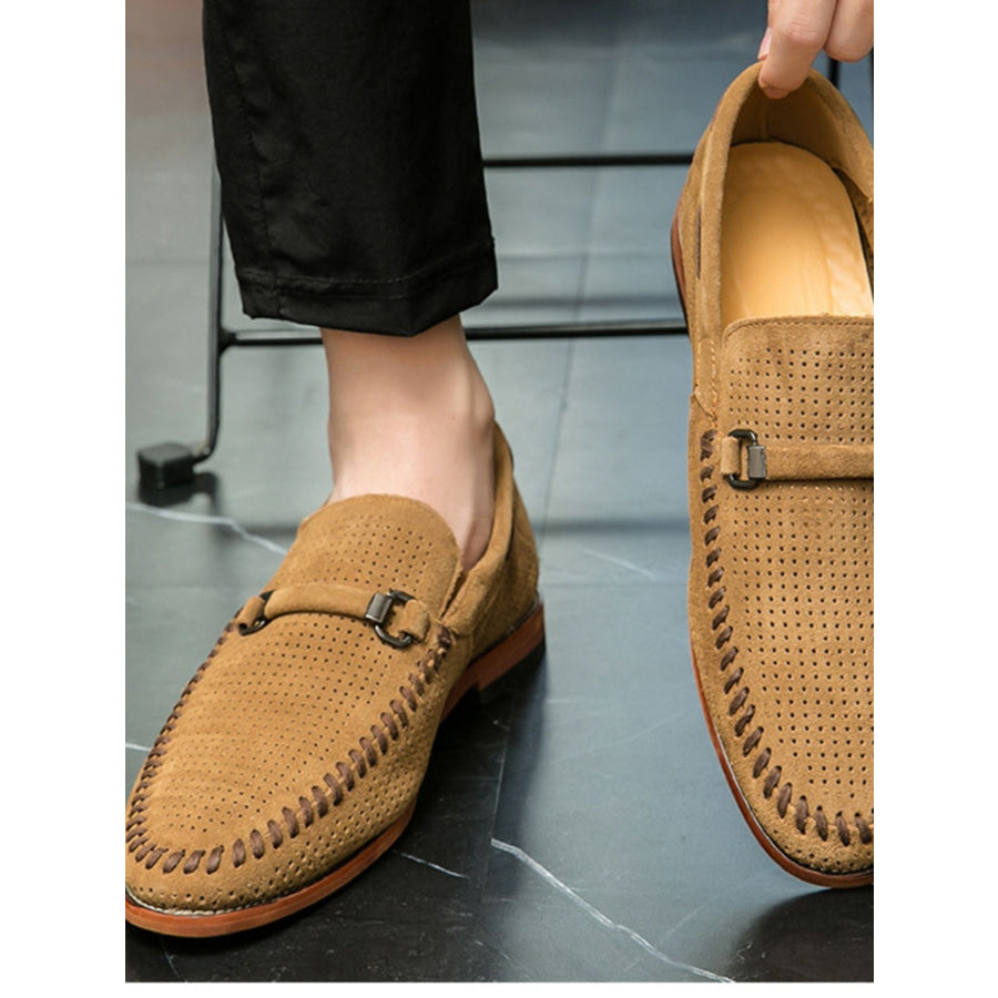 Round Toe Flats Loafers Apparel and Accessories