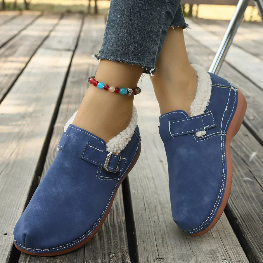 Round Toe Flats Loafers Apparel and Accessories