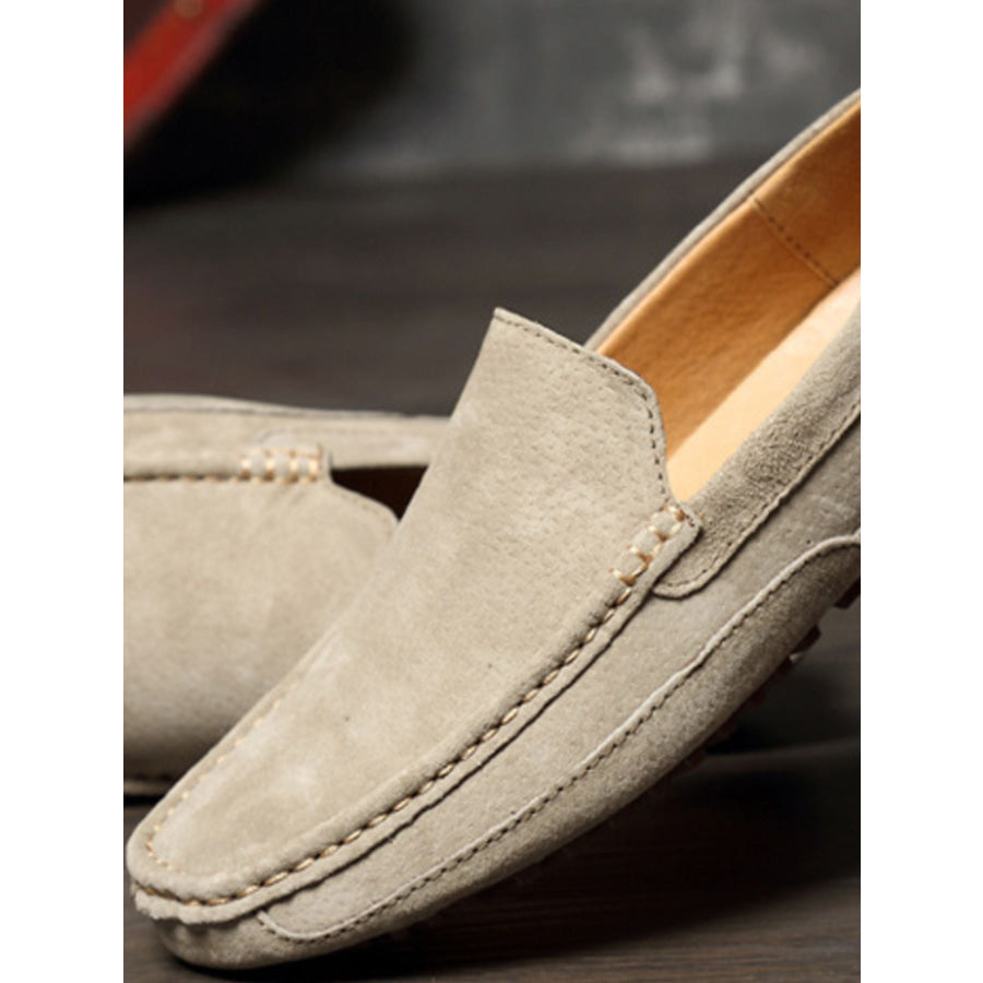 Round Toe Flats Loafers Apparel and Accessories