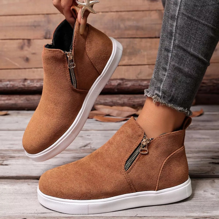Round Toe Flats Loafers Apparel and Accessories