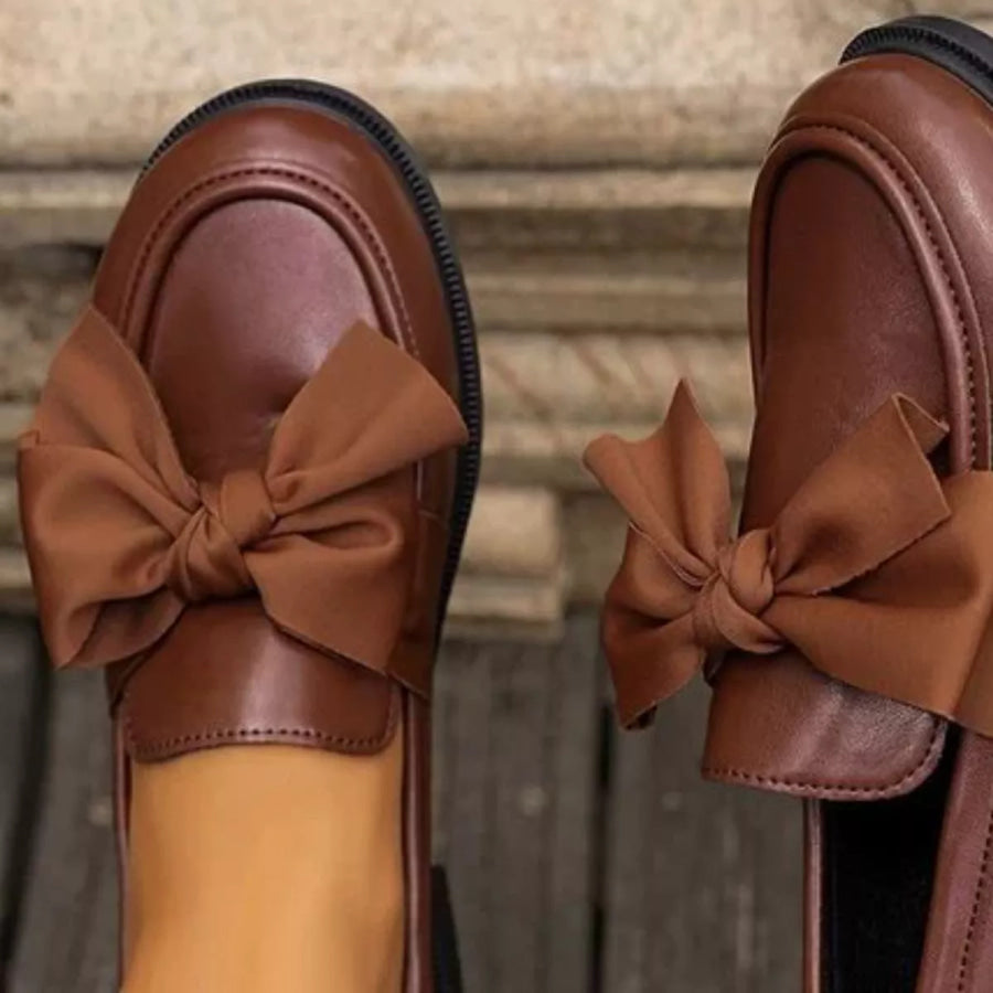 Round Toe Flats Loafers Apparel and Accessories