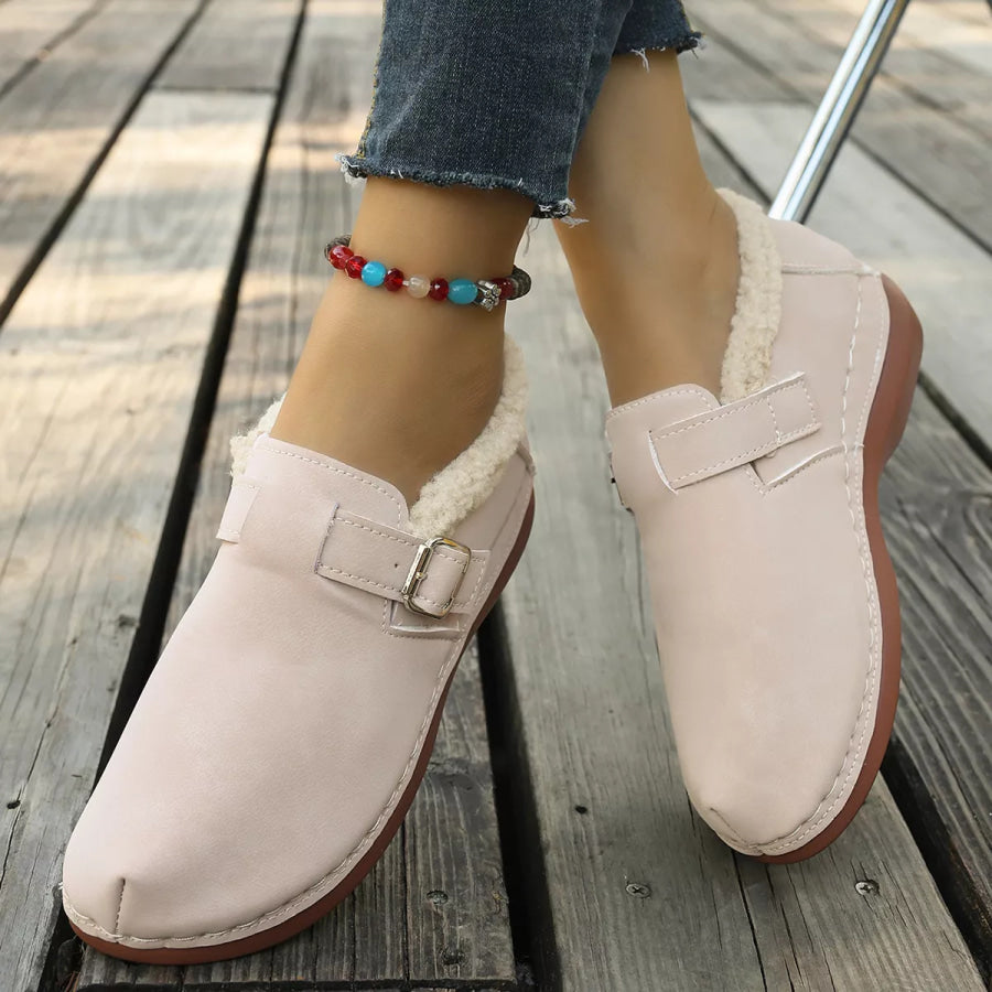 Round Toe Flats Loafers Apparel and Accessories