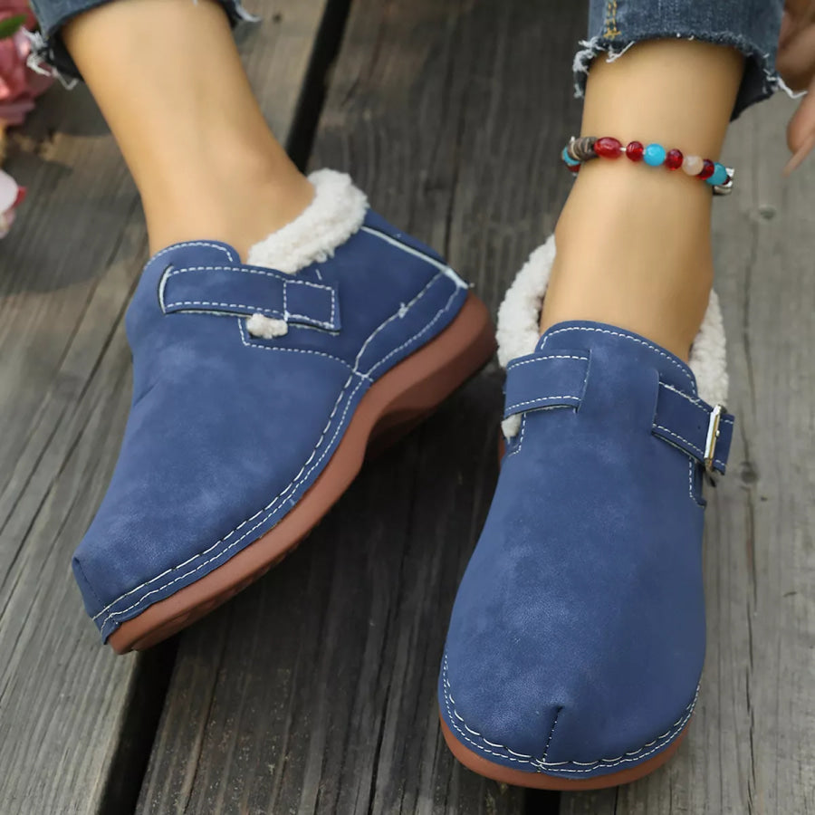 Round Toe Flats Loafers Apparel and Accessories