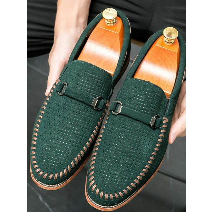Round Toe Flats Loafers Apparel and Accessories