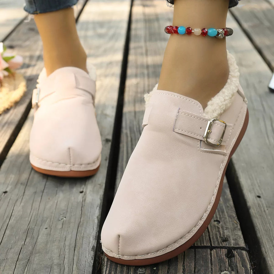 Round Toe Flats Loafers Apparel and Accessories