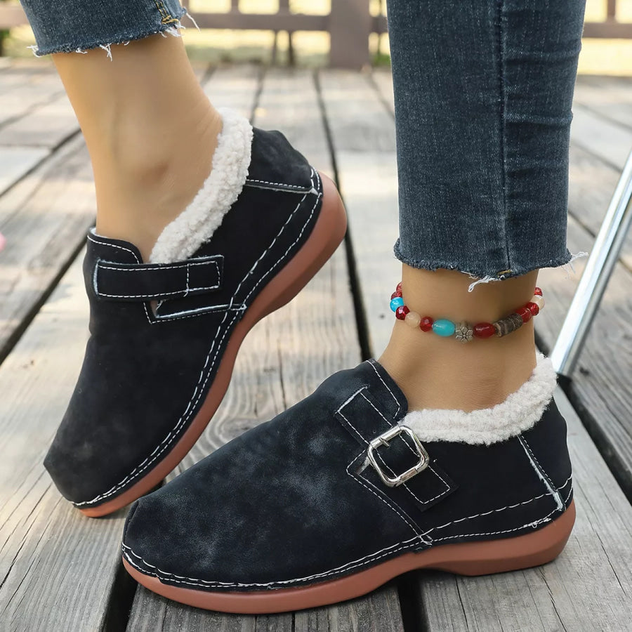 Round Toe Flats Loafers Apparel and Accessories