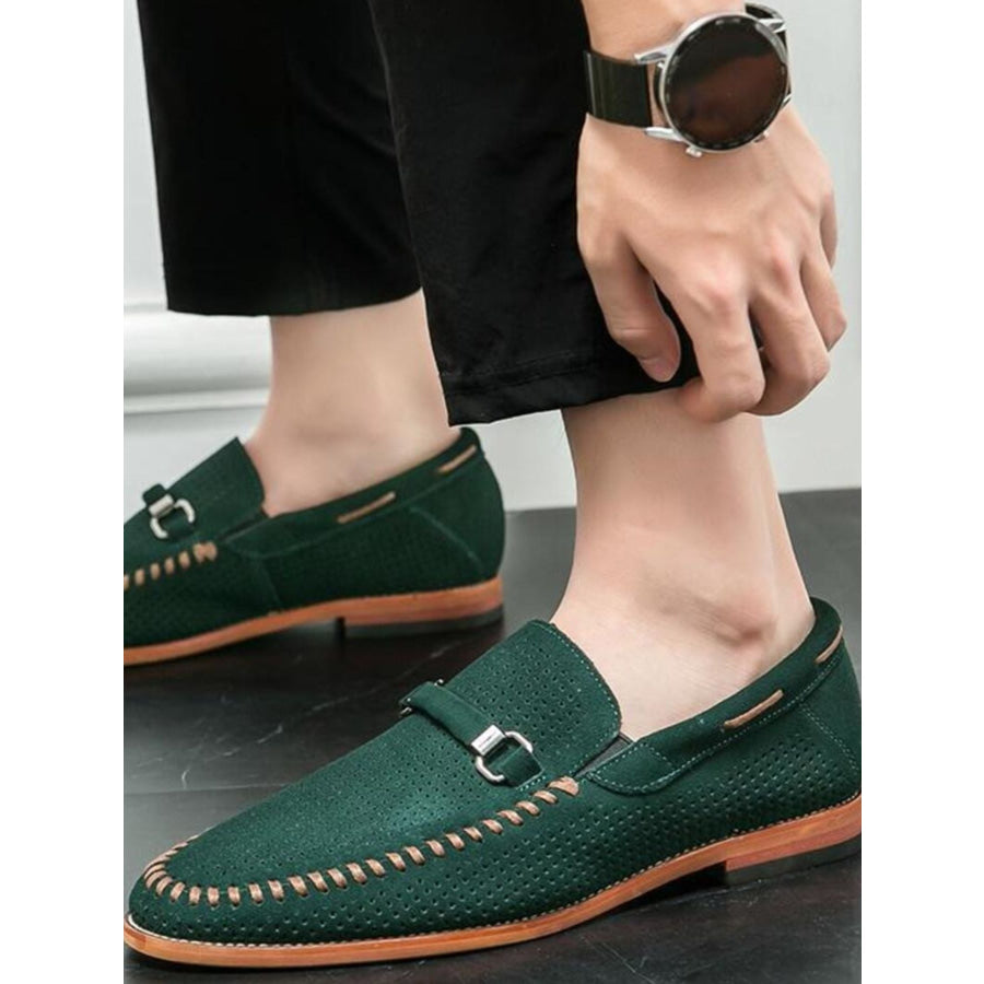 Round Toe Flats Loafers Apparel and Accessories