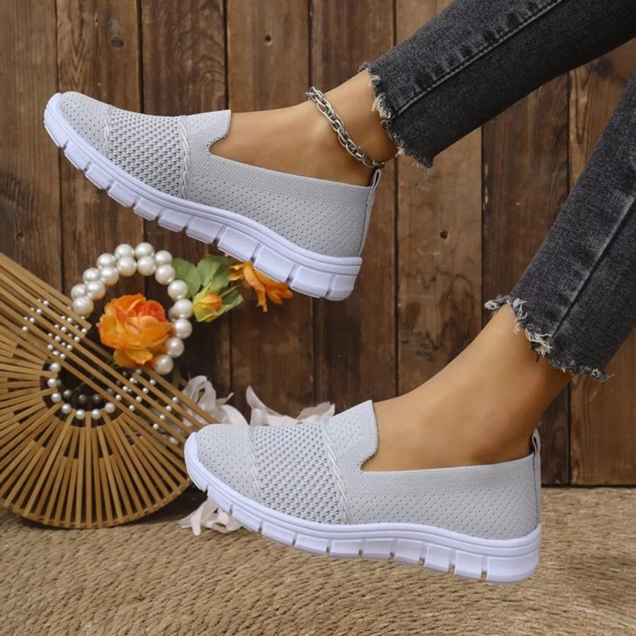 Round Toe Flats Slip-Ons Apparel and Accessories