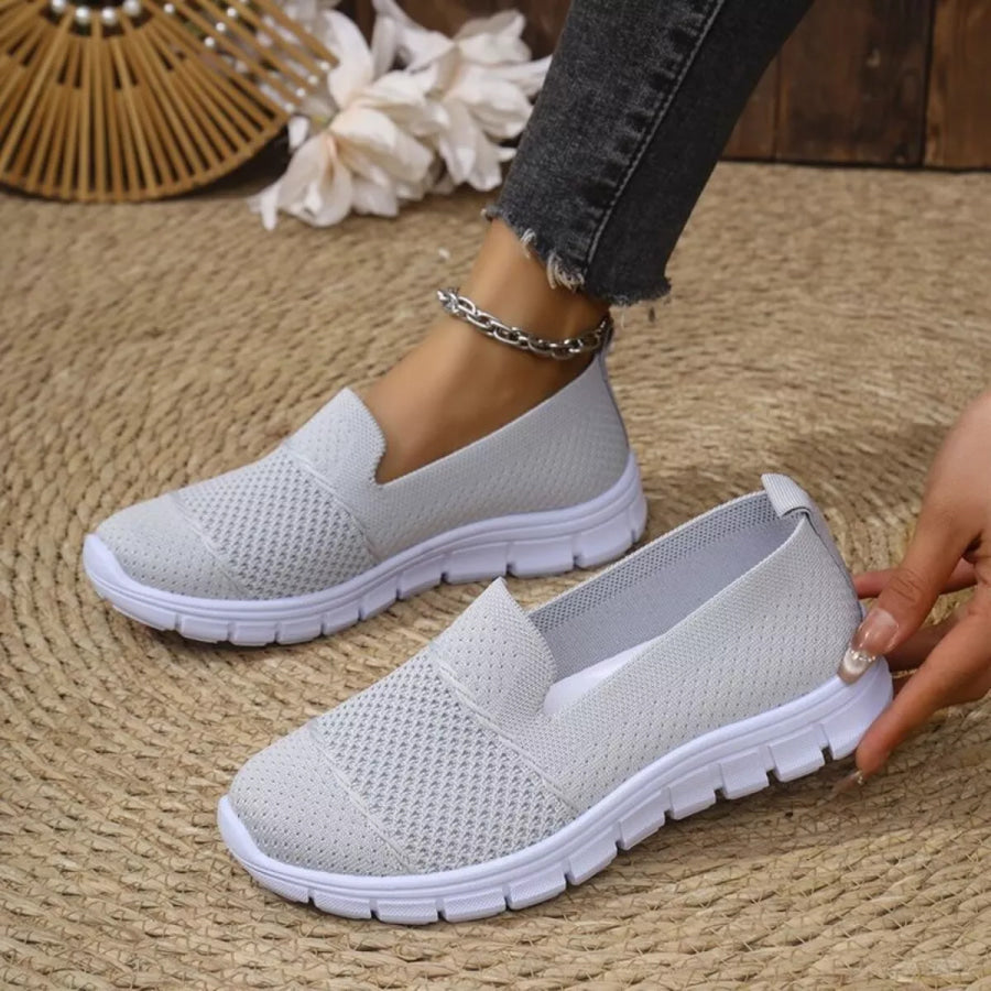 Round Toe Flats Slip-Ons Apparel and Accessories