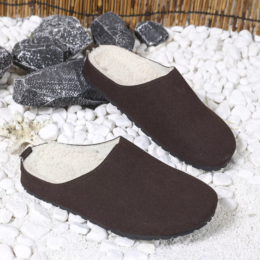 Round Toe Flats Slippers Apparel and Accessories