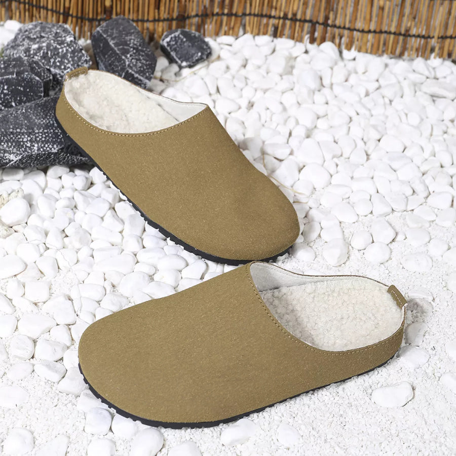 Round Toe Flats Slippers Apparel and Accessories