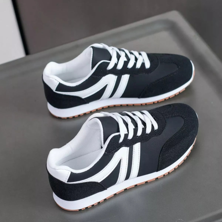 Round Toe Flats Sneakers Apparel and Accessories