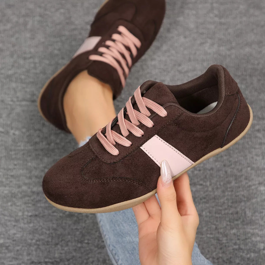 Round Toe Flats Sneakers Apparel and Accessories