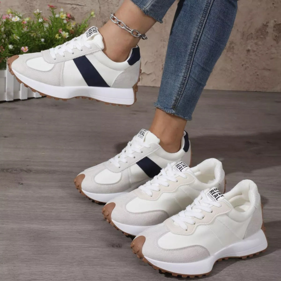 Round Toe Flats Sneakers Apparel and Accessories