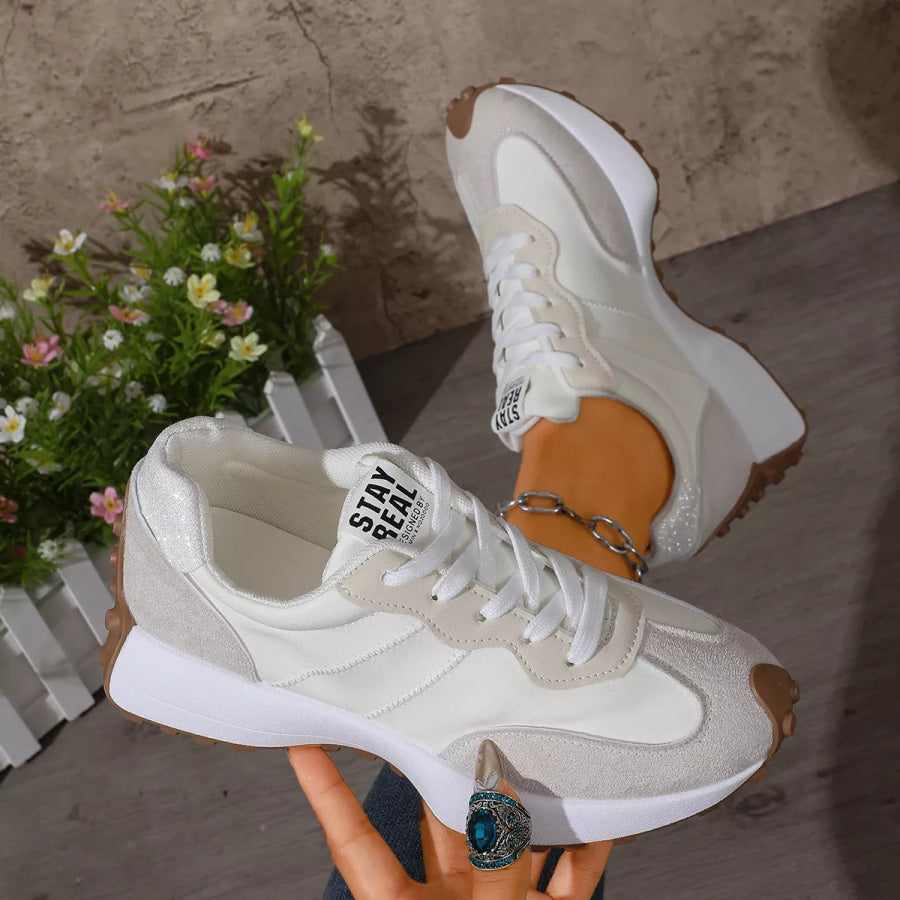 Round Toe Flats Sneakers Apparel and Accessories