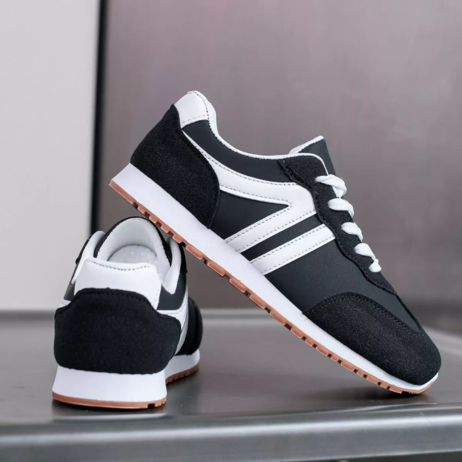 Round Toe Flats Sneakers Apparel and Accessories