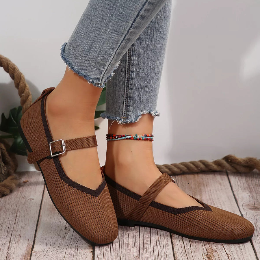 Round Toe Mesh Slip-Ons Apparel and Accessories