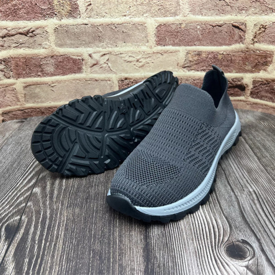 Round Toe Mesh Slip-Ons Apparel and Accessories