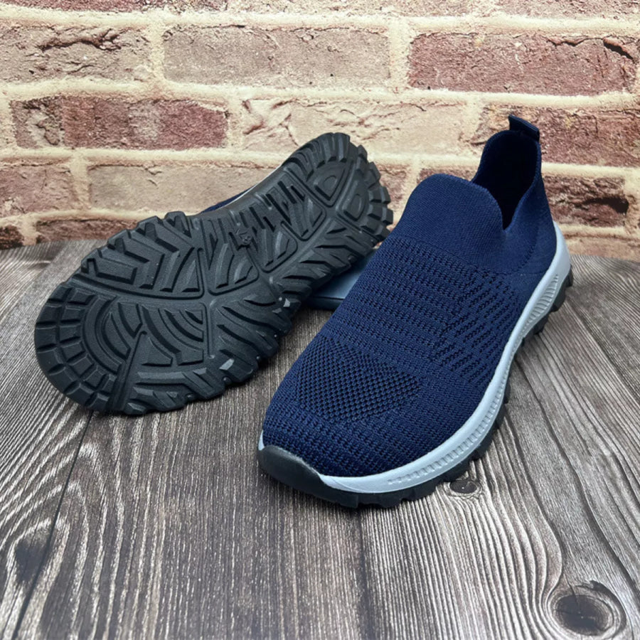 Round Toe Mesh Slip-Ons Apparel and Accessories