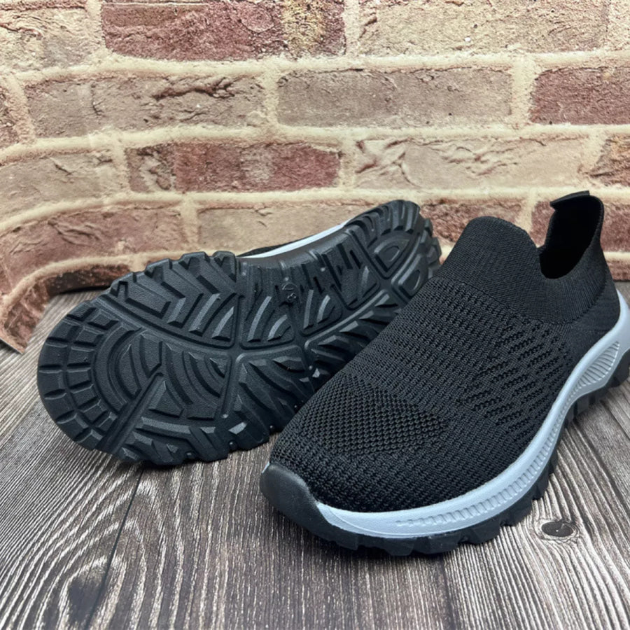 Round Toe Mesh Slip-Ons Apparel and Accessories