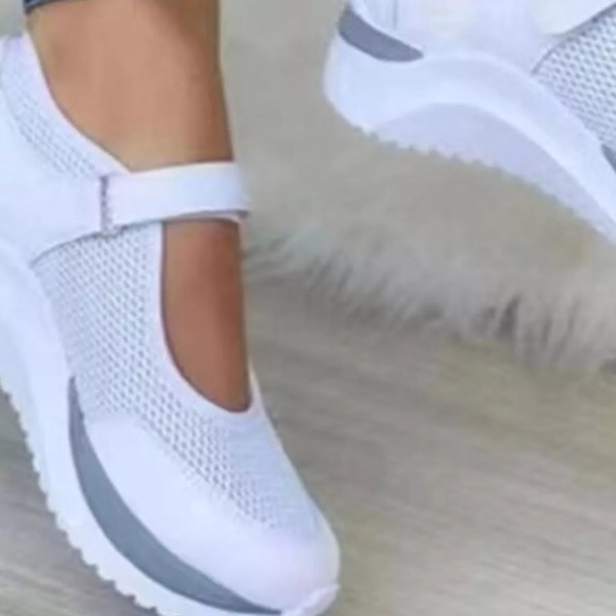 Round Toe Mesh Slip-Ons Apparel and Accessories
