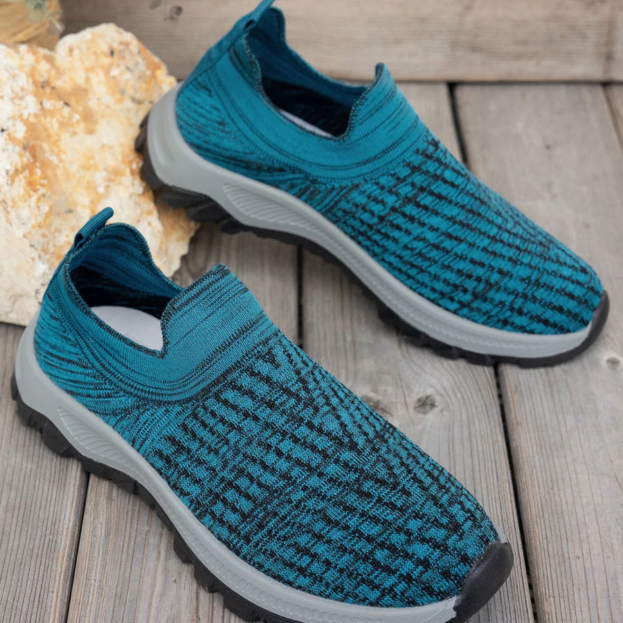 Round Toe Mesh Slip-Ons Apparel and Accessories