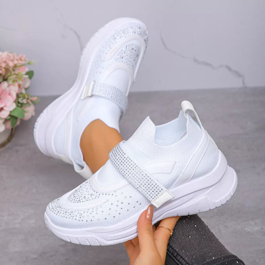 Round Toe Mesh Sneakers Apparel and Accessories