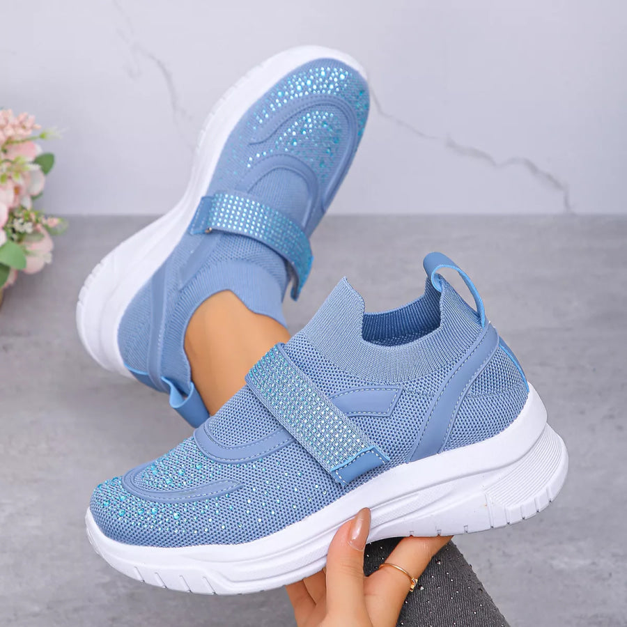 Round Toe Mesh Sneakers Apparel and Accessories