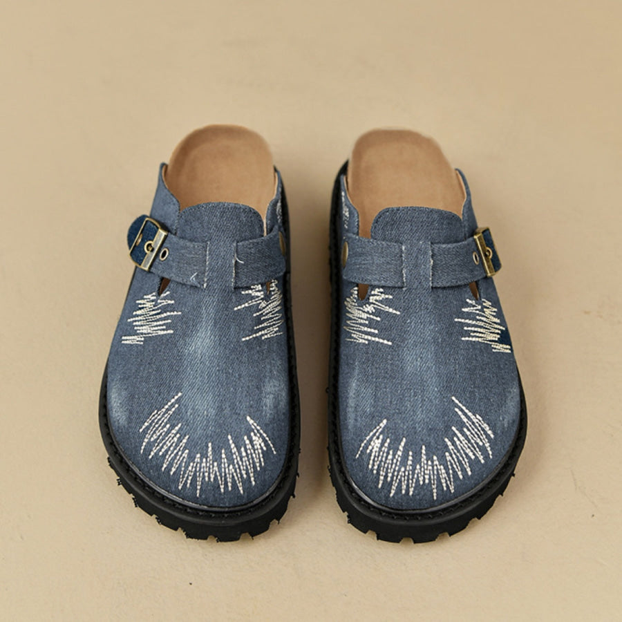 Round Toe Platform Loafers Medium / 35(US4) Apparel and Accessories