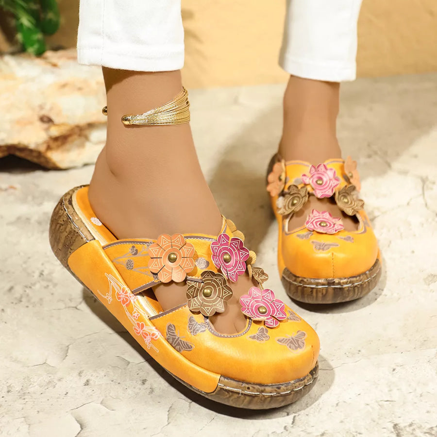 Round Toe Platform Sandals Apparel and Accessories
