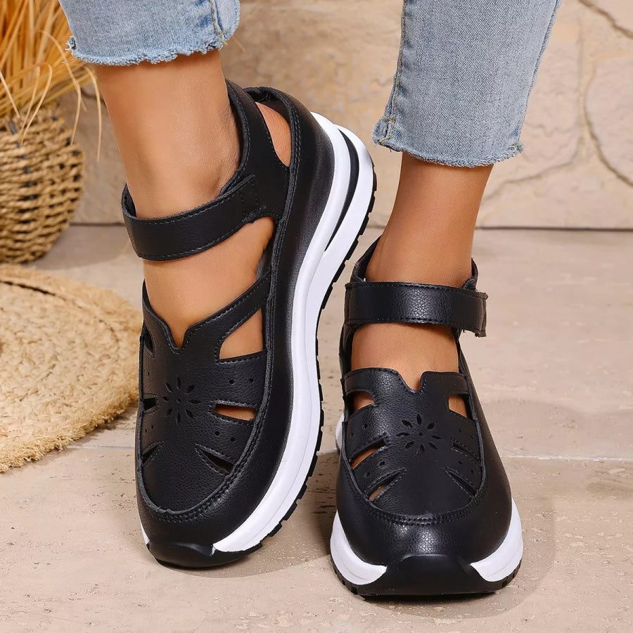 Round Toe Platform Sandals Apparel and Accessories