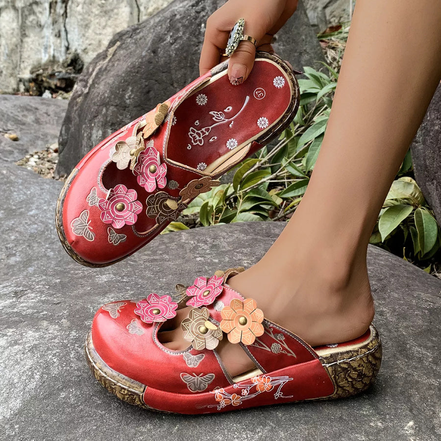 Round Toe Platform Sandals Apparel and Accessories