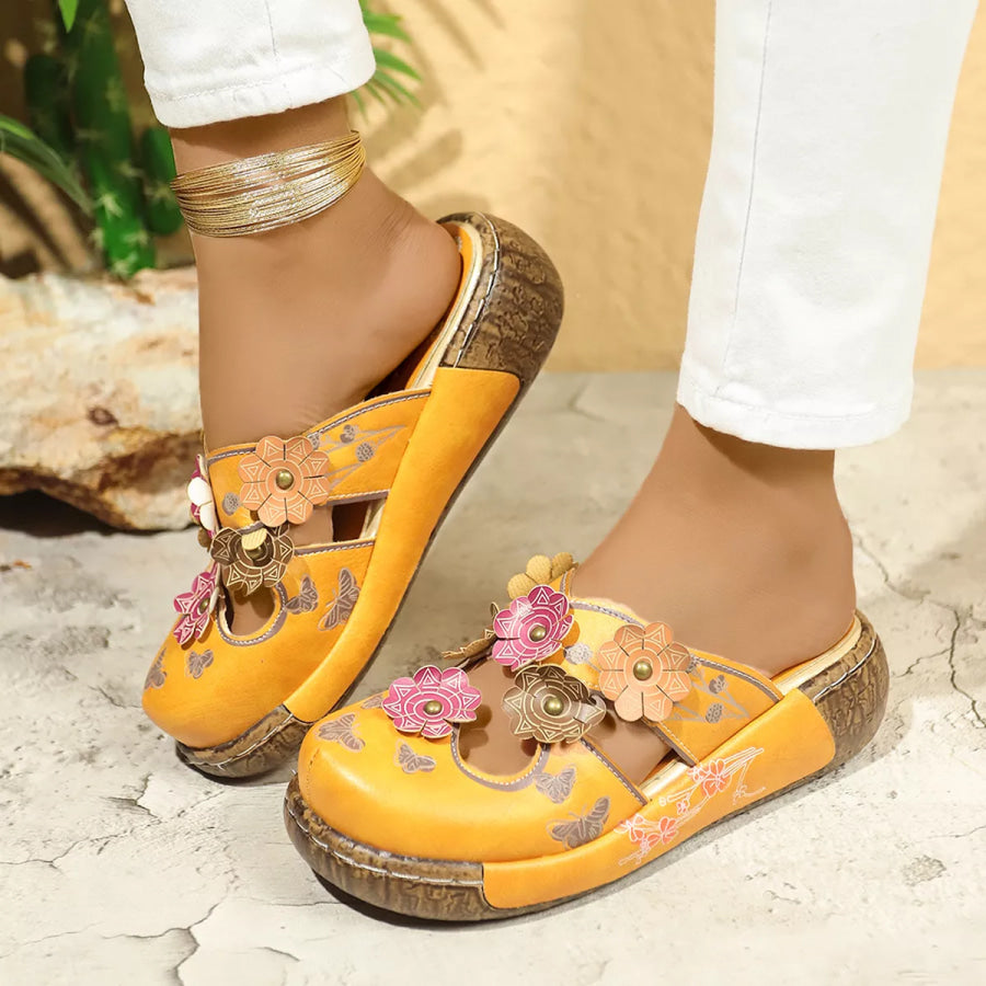 Round Toe Platform Sandals Apparel and Accessories