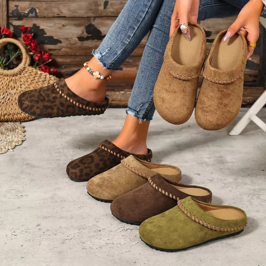 Round Toe Slip-Ons Apparel and Accessories